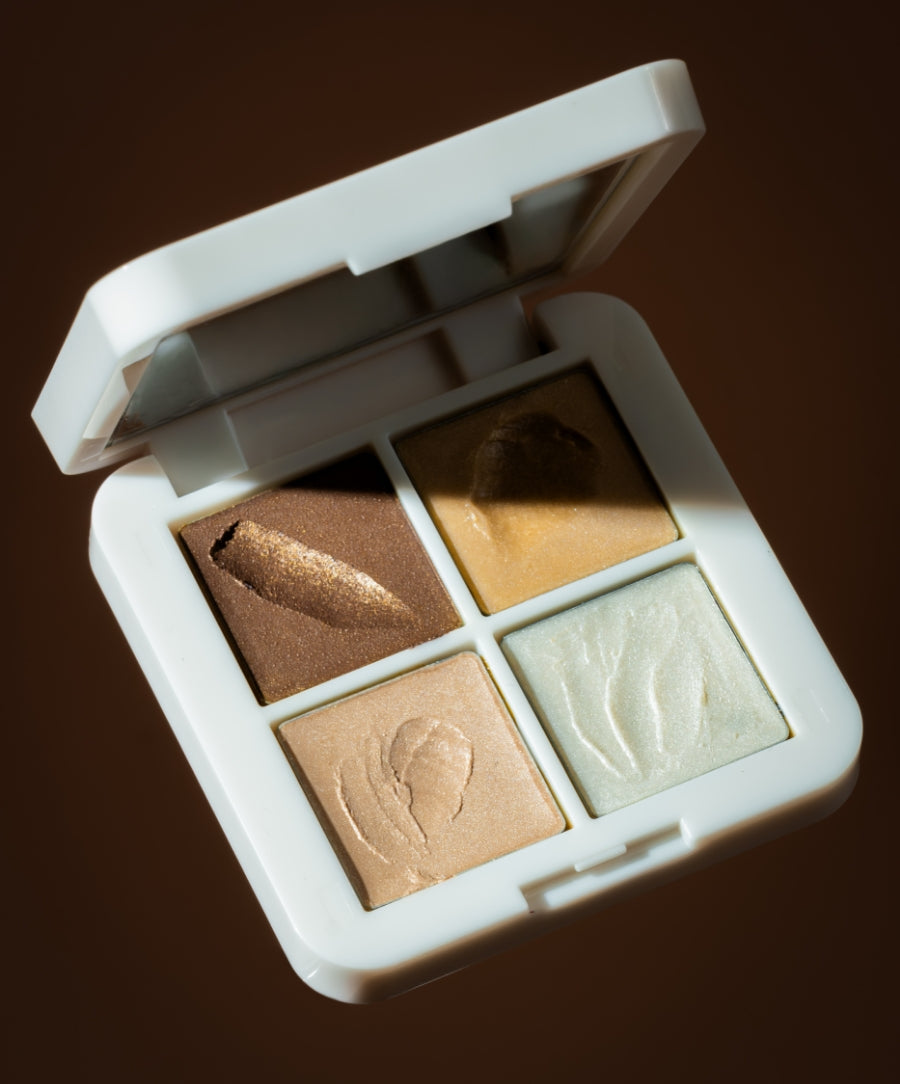Living Luminizer Glow Quad Mini - Polished Daily Care
