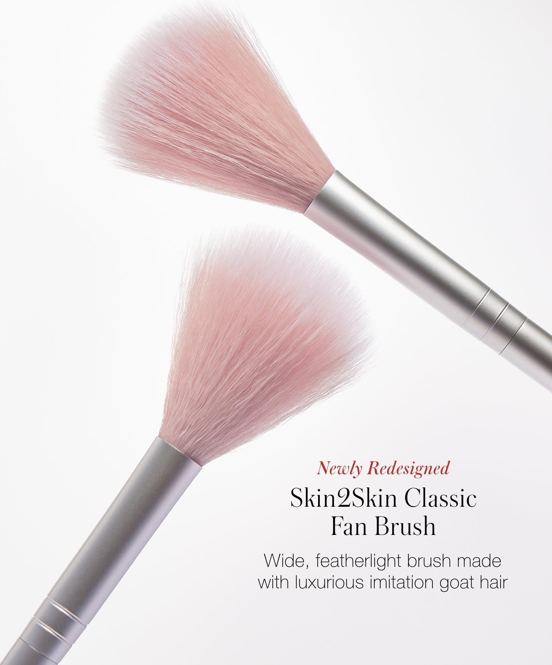 Skin2Skin Classic Fan Brush - Polished Daily Care